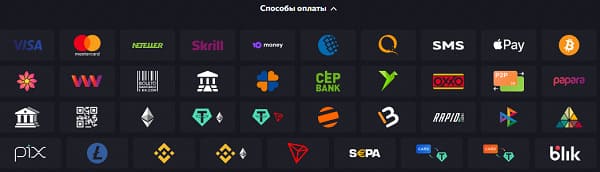 способы пополнения в Вавада казино